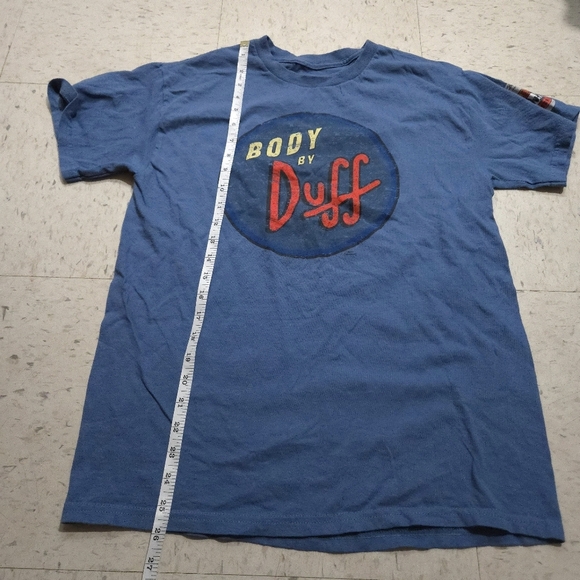 The Simpsons | Casual Blue Duff Short Sleeve Grapic Mens T Shirt - Picture 8 of 9